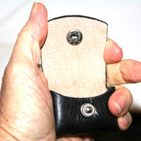 pocket pouch 10mm Ammo holder for 4 x 10mm rds for Bond Arms Derringer, leather pocket carry