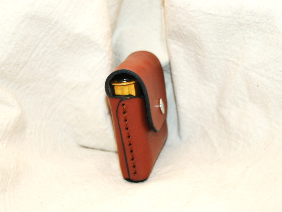 pocket pouch 12 gauge  3inch  4 rounds Leather Ammo Pouch Shotgun Cartridge Holder