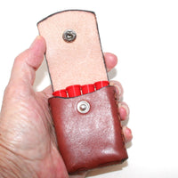 pocket pouch 30-30 Ammo 4 rounds holder  leather, pocket carry wallet style