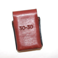 pocket pouch 30-30 Ammo 4 rounds holder  leather, pocket carry wallet style