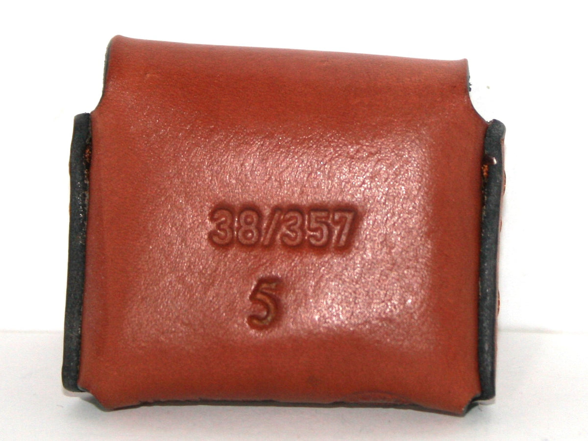 pocket pouch 38 Ammo Holder pocket for 5 rd , for 38 SPL and 357 shells, 5 rd pocket carry