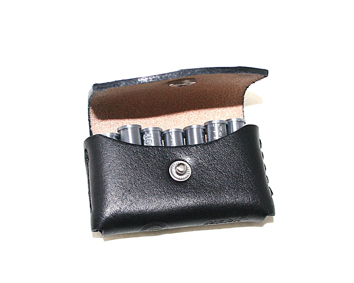 pocket pouch 38 or 357 Ammo 7 rounds holder Bond Arms, leather, pocket carry wallet