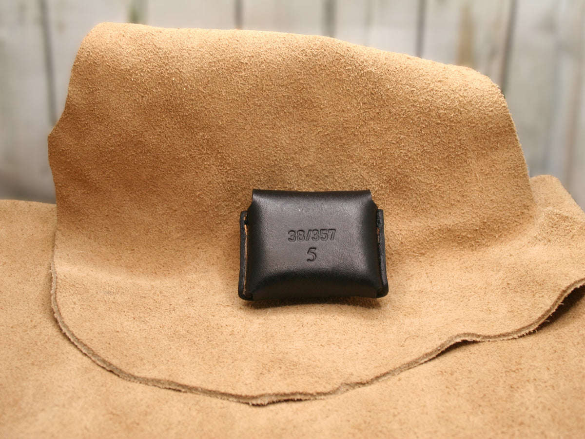 pocket pouch 38 Ammo Holder pocket for 5 rd , for 38 SPL and 357 shells, 5 rd pocket carry