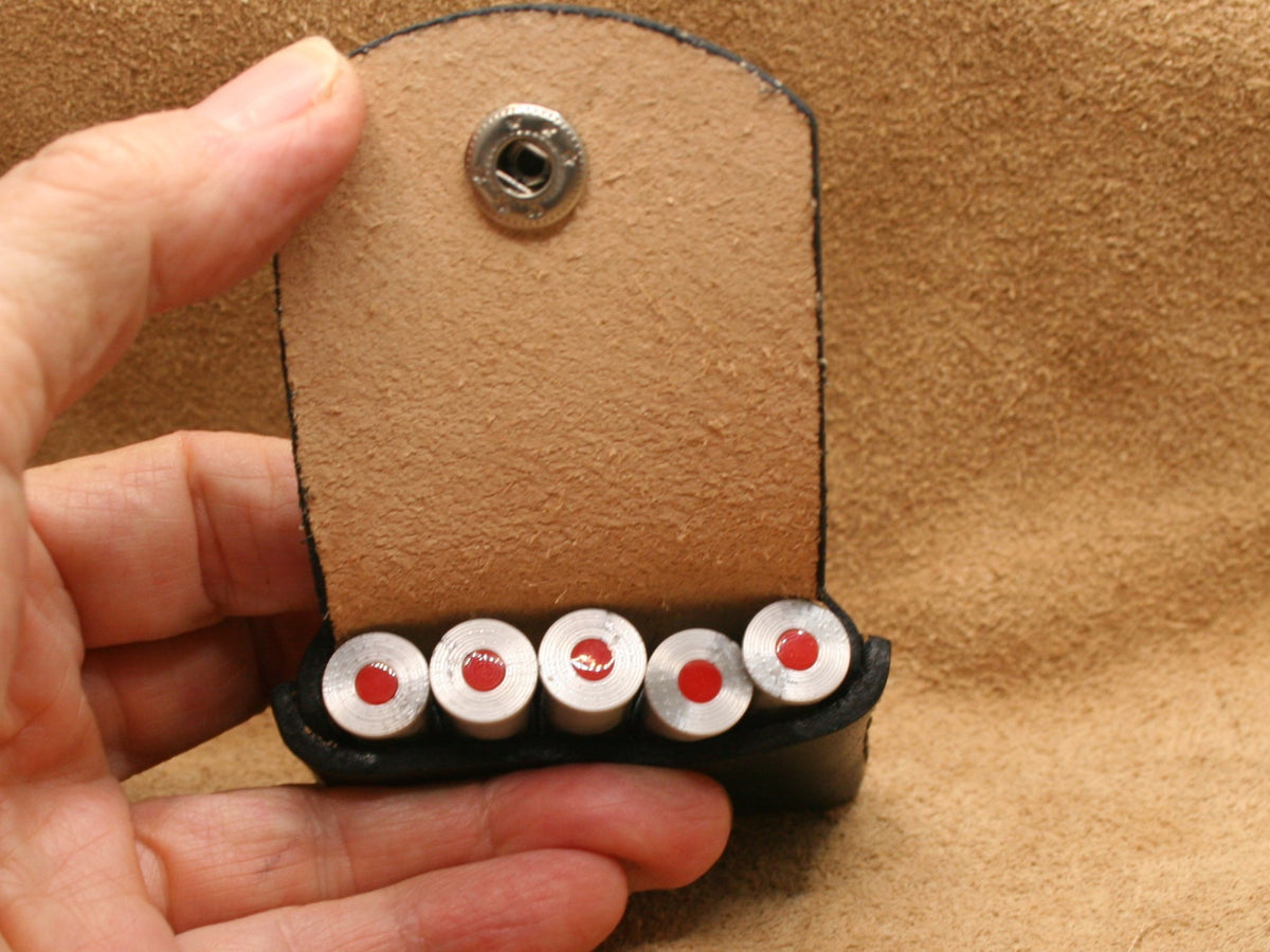pocket pouch 38 or 357 Ammo 6 rd speed strip holder Bond arms leather pocket carry wallet