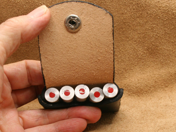 pocket pouch 38 or 357 Ammo 6 rd speed strip holder Bond arms leather pocket carry wallet