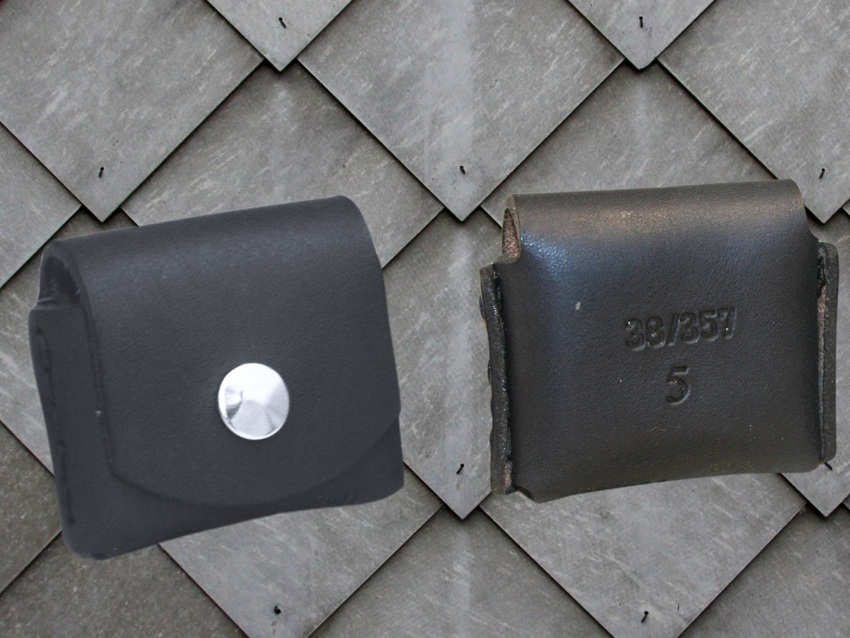 pocket pouch 38 or 357 Ammo 6 rd speed strip holder Bond arms leather pocket carry wallet