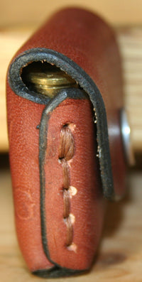 pocket pouch 38/357 Ammo holder Bond Arms, leather, holds 4 round pocket carry , Derringer