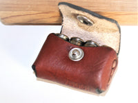 pocket pouch 40 Ammo holder 4rd Bond Arms, leather, for 40 S&W shells, pocket carry wallet