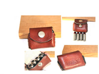 pocket pouch 40 Ammo holder 4rd Bond Arms, leather, for 40 S&W shells, pocket carry wallet