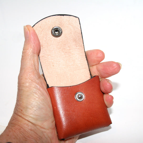 pocket pouch 410 Ammo holder Bond Arms, leather, for four (4) 2.5" shells, pocket carry wallet style
