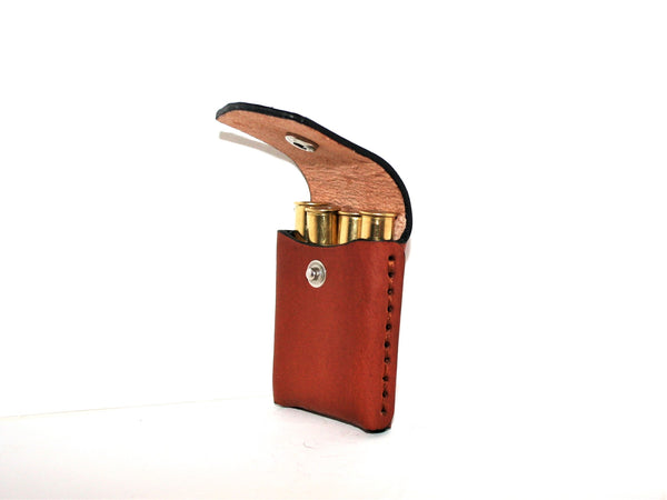 pocket pouch 410 Ammo holder Bond Arms, for 4 rd 3 inch shells, leather pocket carry wallet