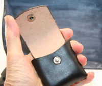 pocket pouch 410 Ammo holder Bond Arms, leather, for four (4) 2.5" shells, pocket carry wallet style