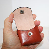 pocket pouch 44 spl / 44 mag Ammo holder leather, for 4 x 44 rounds, pocket carry wallet