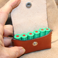 pocket pouch 44 spl / 44 mag Ammo holder for  6 rounds, leather pocket carry