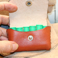pocket pouch 44 spl / 44 mag Ammo holder for  6 rounds, leather pocket carry