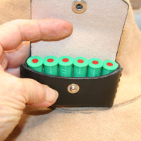 pocket pouch 44 spl / 44 mag Ammo holder for  6 rounds, leather pocket carry