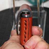 pocket pouch 45LC Ammo holder Bond Arms, leather, for4 rd 45LC shells, Taurus   pocket carry