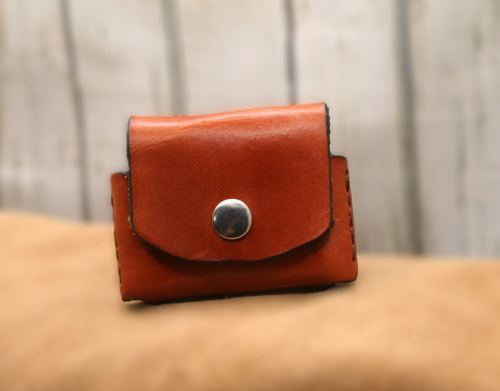 pocket pouch 45LC Ammo holder Bond Arms, leather, holds 5 rds, pocket carry wallet