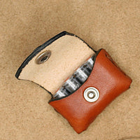 pocket pouch 9 mm Ammo holder Bond Arms, leather, holds four (4) shells, pocket carry wallet