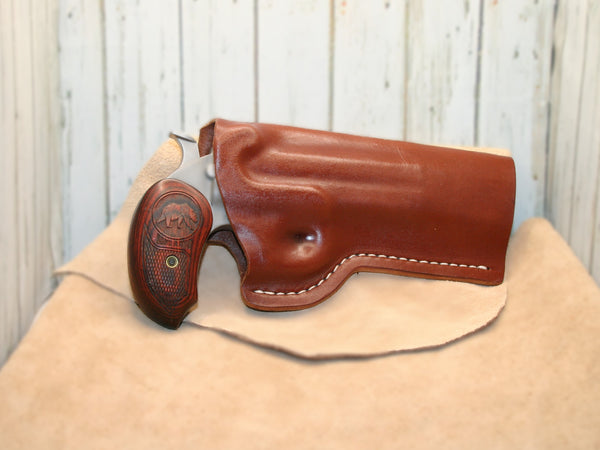Bond Arms Derringer  Holster  6 inch,   Black and Brown USA Made