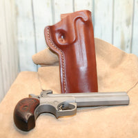 Bond Arms Derringer  Holster  6 inch,   Black and Brown USA Made