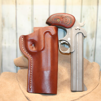 Bond Arms Derringer  Holster  6 inch,   Black and Brown USA Made