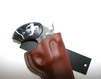 Bond Arms Derringer  Holster  6 inch Cross Draw Clip On  Black or Brown USA Made