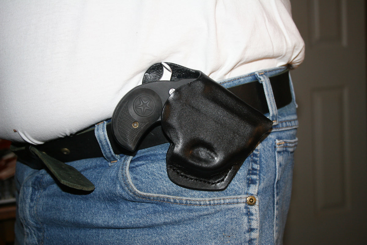 Bond Arms Derringer  Holster   Stinger/ HoneyB OWB Clip, USA Made Cross Draw