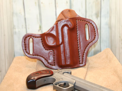 Bond Arms Derringer  Holster  4.25  inch,   Pancake style Black and Brown USA Made