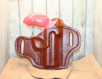 Bond Arms Derringer  Holster  4.25  inch,   Pancake style Black and Brown USA Made
