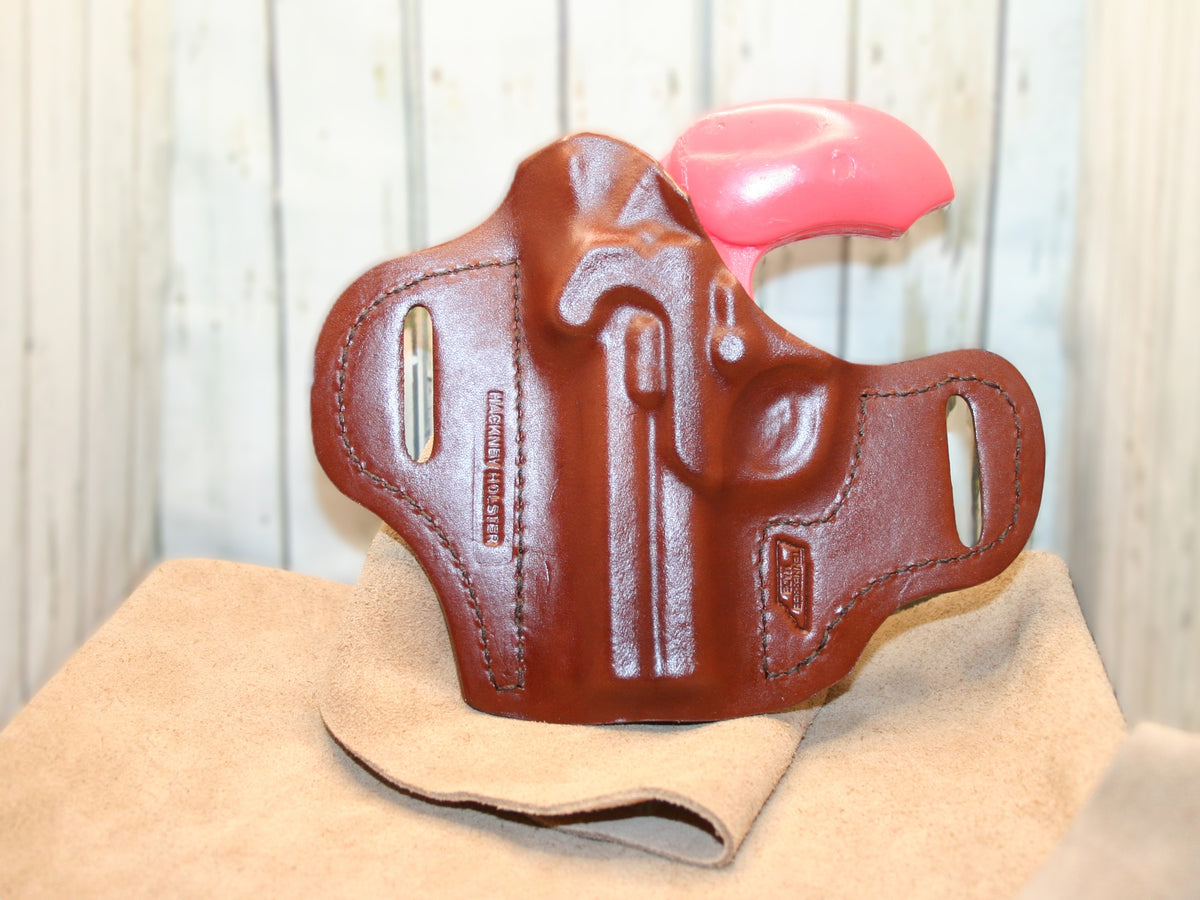 Bond Arms Derringer  Holster  4.25  inch,   Pancake style Black and Brown USA Made