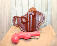 Bond Arms Derringer  Holster  4.25  inch,   Pancake style Black and Brown USA Made