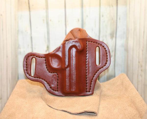 Bond Arms Derringer  Holster  4.25  inch,   Pancake style Black and Brown USA Made