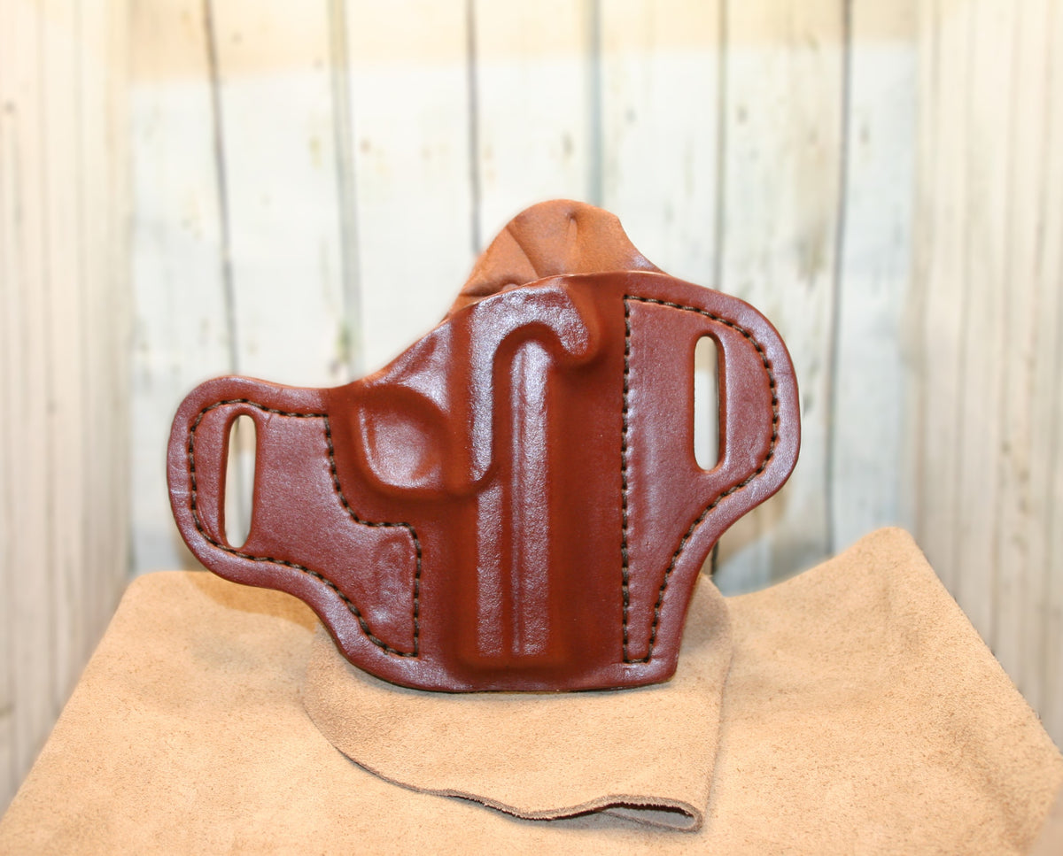 Bond Arms Derringer  Holster  4.25  inch,   Pancake style Black and Brown USA Made