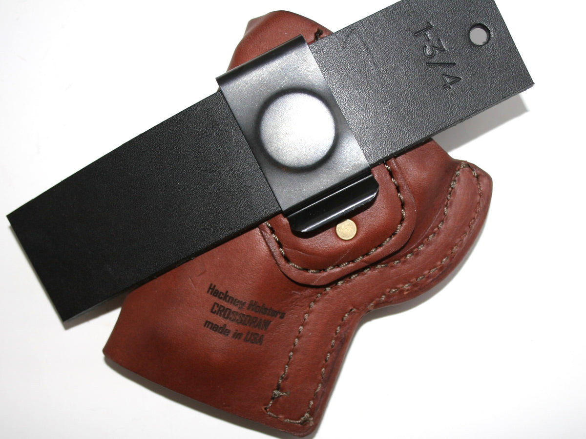 Bond Arms Derringer Holster 4.25 inch Cross Draw Clip On Back Black or Brown USA Made