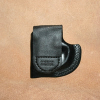 Bond Arms   Holster  Derringer Stinger, Foldback leather belt loop USA Made