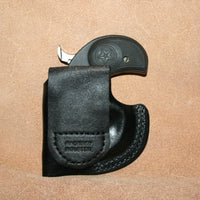 Bond Arms   Holster  Derringer Stinger, Foldback leather belt loop USA Made