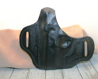 Bond Arms Derringer  Holster  4.25  inch,   Pancake style Black and Brown USA Made