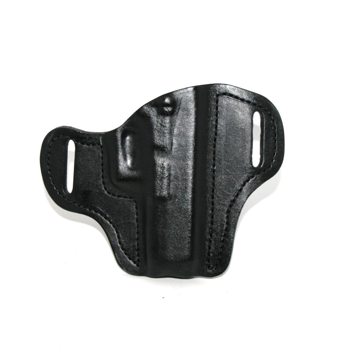 Glock 17 20 21 22 31 37 Full Grain Leather OWB Pancake Belt Holster