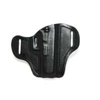 Glock 17 20 21 22 31 37 Full Grain Leather OWB Pancake Belt Holster