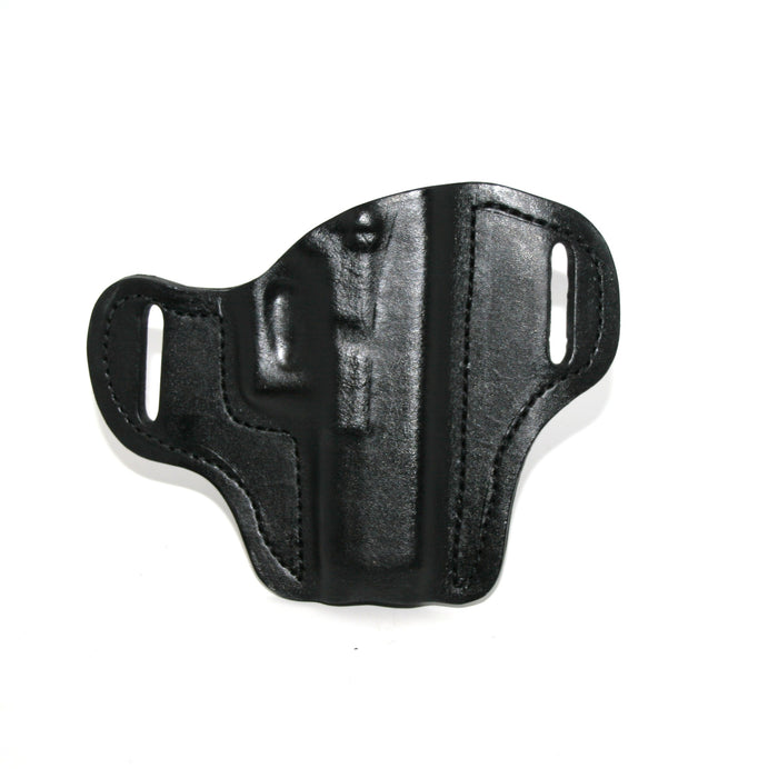 Glock 17 20 21 22 31 37 Full Grain Leather OWB Pancake Belt Holster