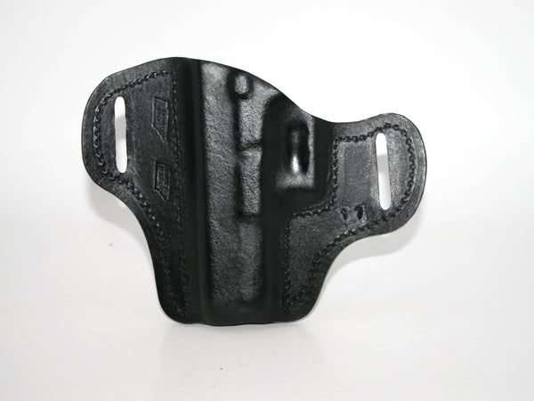 Glock 17 20 21 22 31 37 Full Grain Leather OWB Pancake Belt Holster