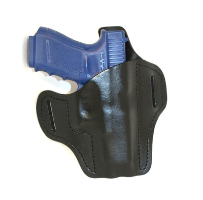 GLOCK 19 OWB  Leather pancake style Belt Holster