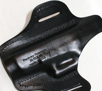 GLOCK 19 OWB  Leather pancake style Belt Holster