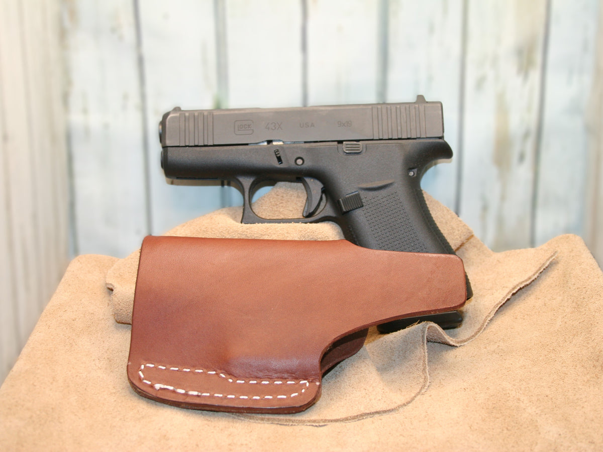 Glock 43 Leather IWB Holster Made in the USA