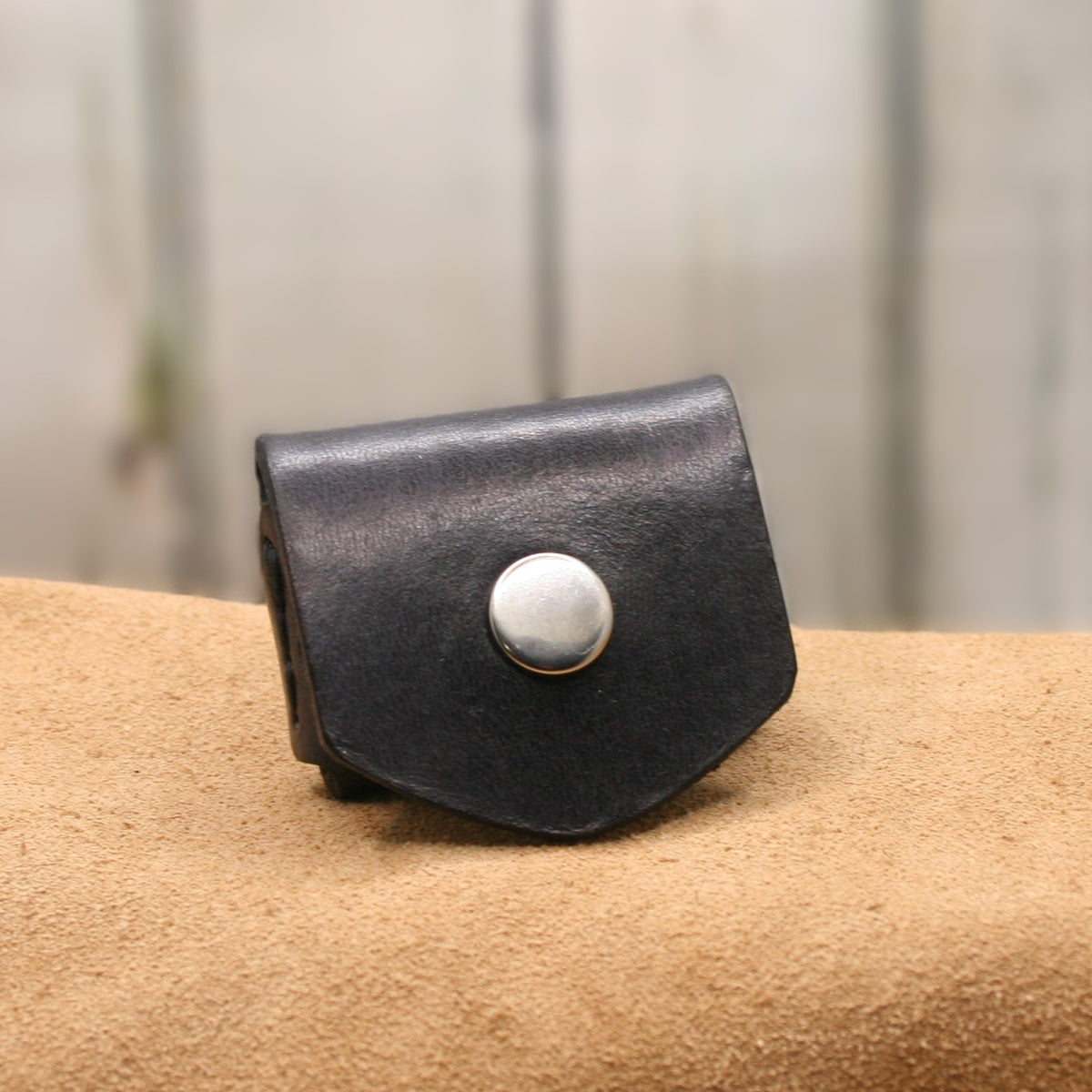 pocket pouch 380 acp Ammo holder leather, for 4 x 380 acp rounds, pocket carry wallet