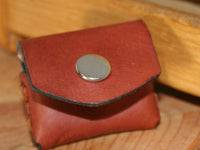 pocket pouch 380 acp Ammo holder leather, for 4 x 380 acp rounds, pocket carry wallet