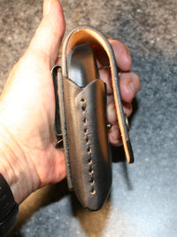 Leather Libre 2 Libre 3 Reader Case W/Belt Clip FOR Freestyle reader. Handmade.